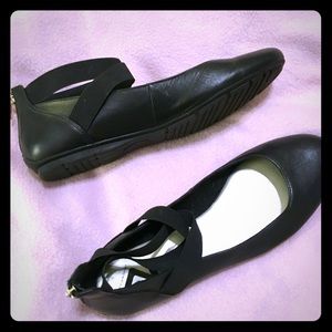 Anne Klein Ankle Wrap Flats